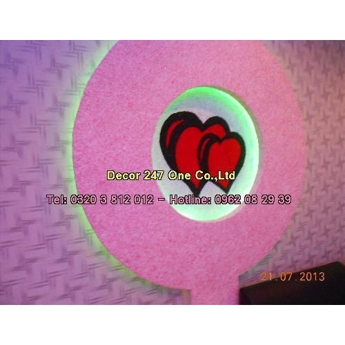 tường tơ lua, trang trí phòng karaoke